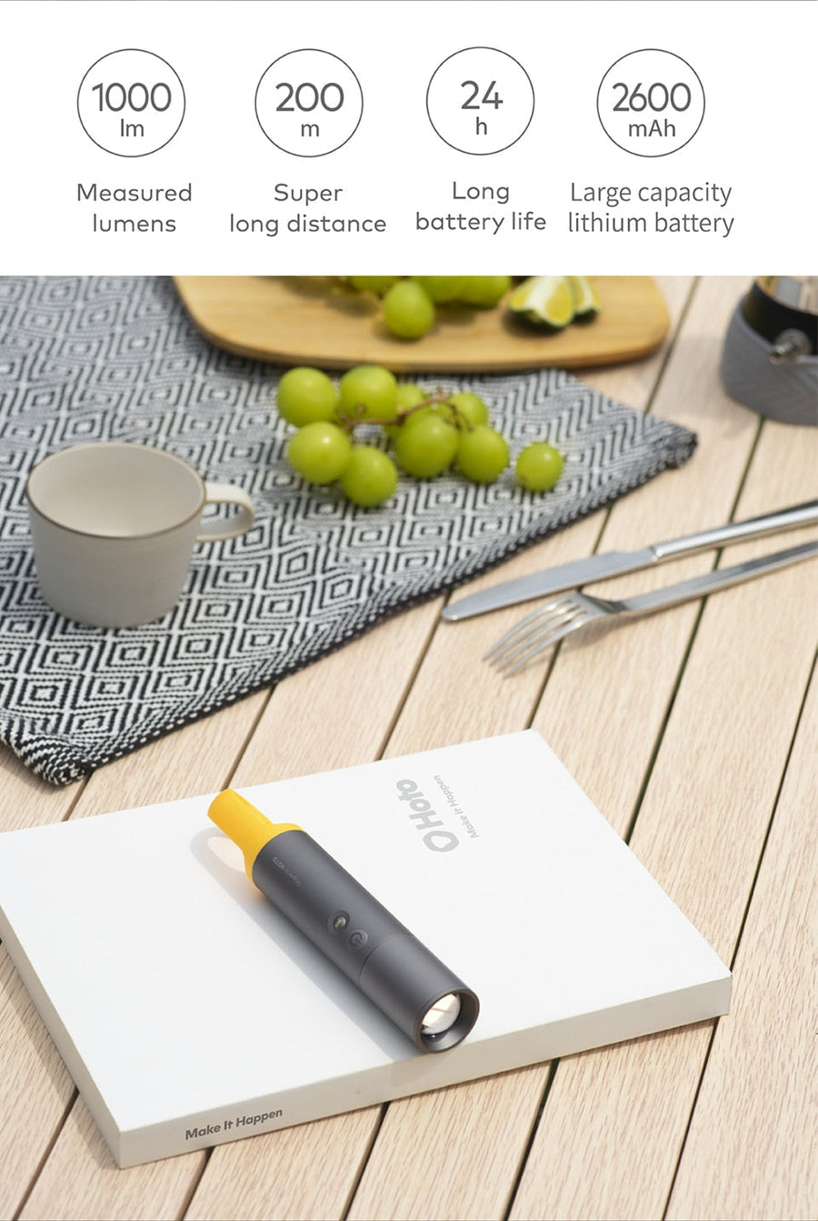 Ultra Bright Mini Camping Zoomable Flashlight - Image 4