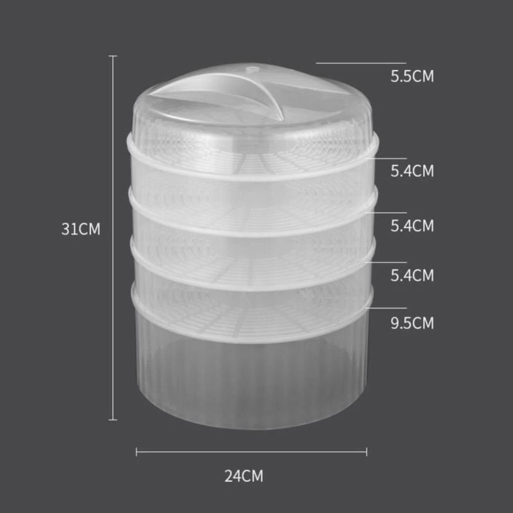 5-Tier Transparent Food Storage Container