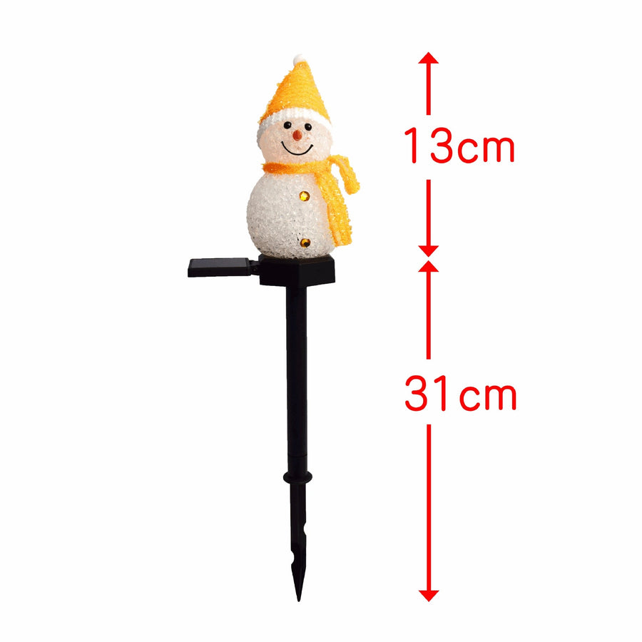 Outdoor LED Solar Snowman Light - Image 8