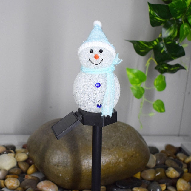 Outdoor LED Solar Snowman Light - Image 7