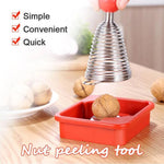 Metal Spring Nut Cracker Gadget