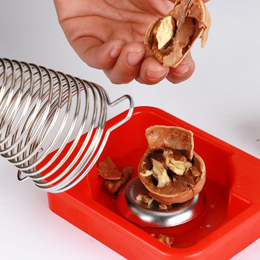 Metal Spring Nut Cracker Gadget - Image 2