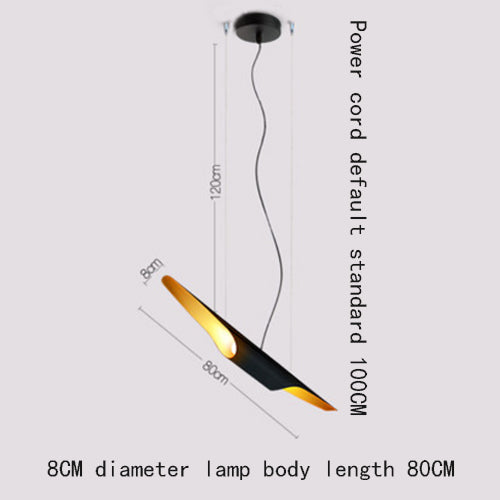 Post Modern Creative Bamboo Shell Futuristic Pendant Light - Image 4