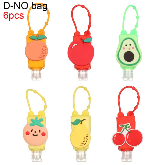6Pcs Refillable Mini Travel Cartoon Travel Bottle - Image 10