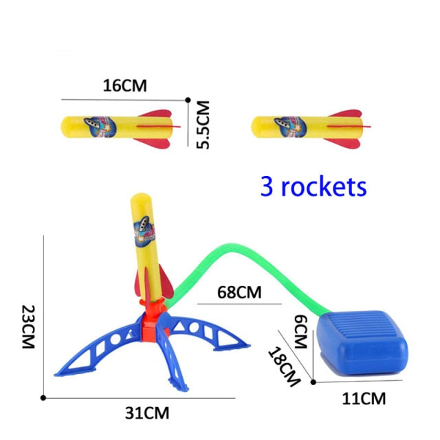 Air Pump Foam Rocket Launcher