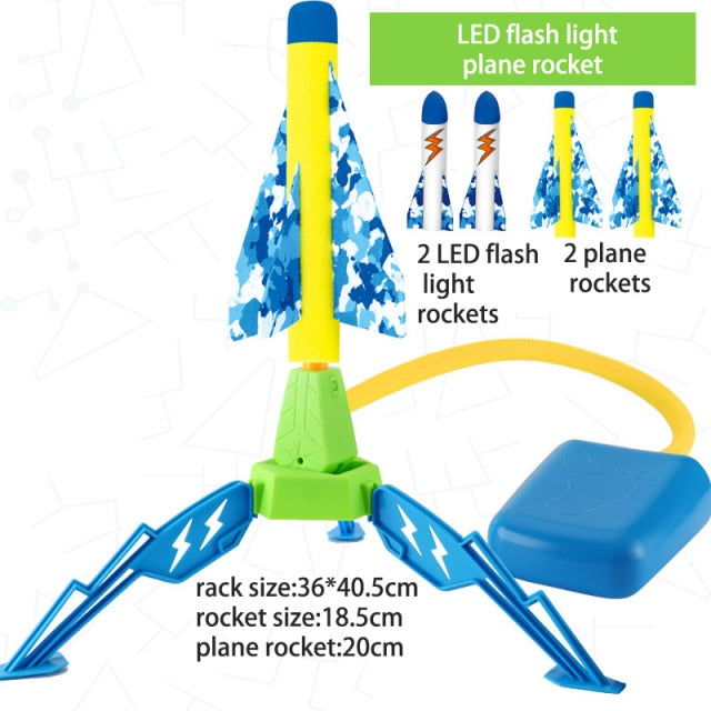 Air Pump Foam Rocket Launcher