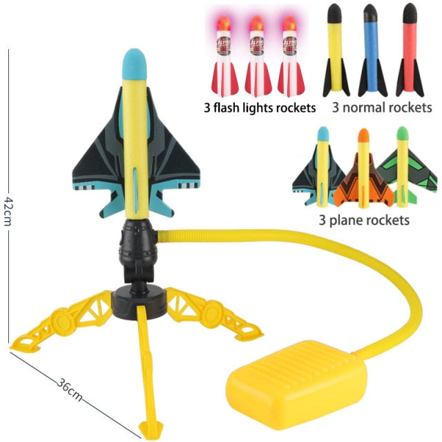 Air Pump Foam Rocket Launcher