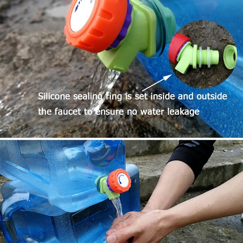 Portable Travel Camping Water Container with Faucet