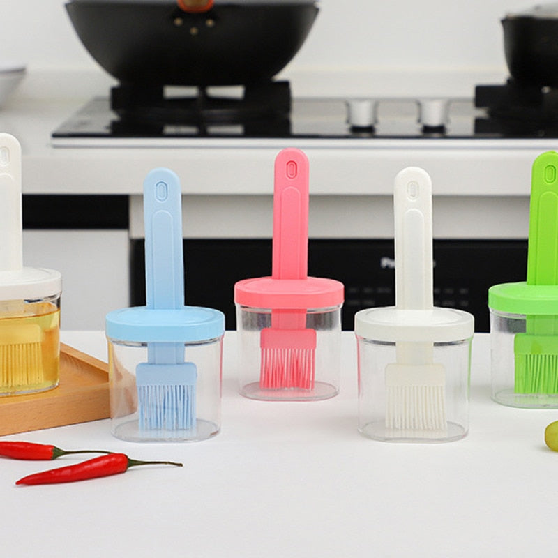 Multifunctional Oil Bottle Baking Brush - Image 1