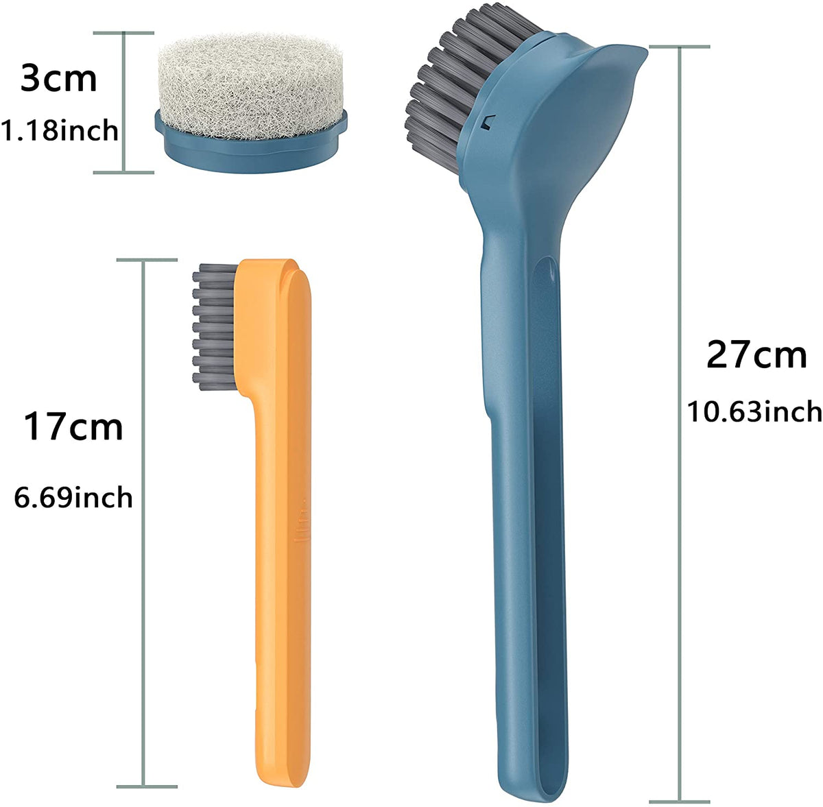 2in1 Long Handle Dish Brush