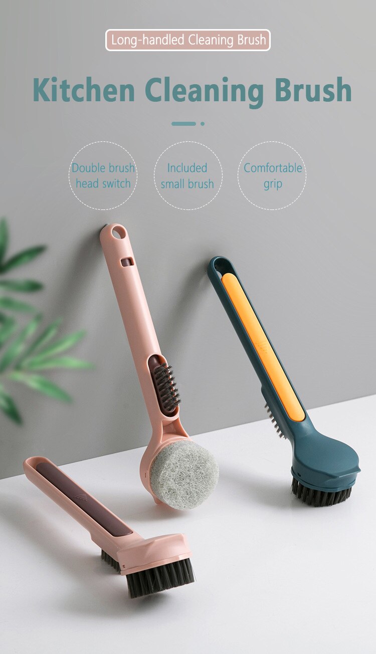2in1 Long Handle Dish Brush - Image 11