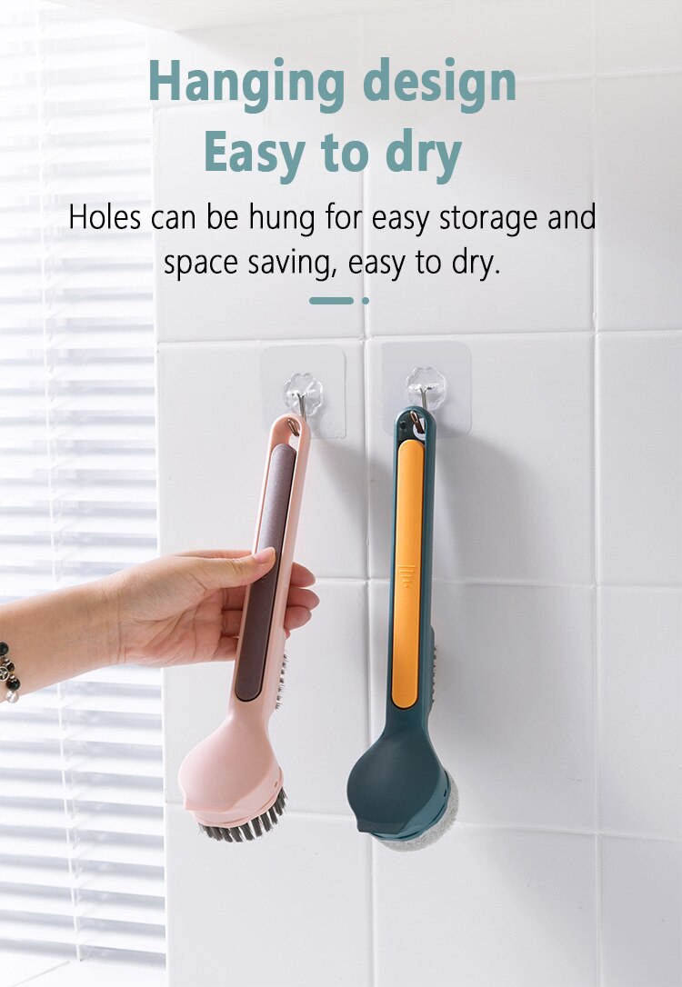 2in1 Long Handle Dish Brush - Image 5