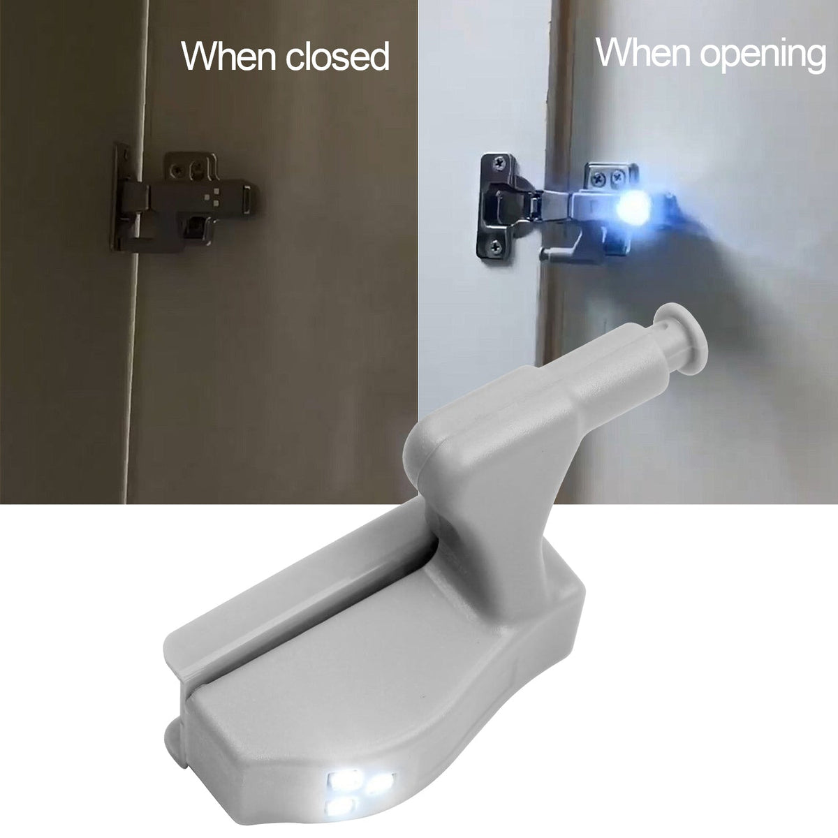 10pcs LED Sensor Hinge Wardrobe Lamp