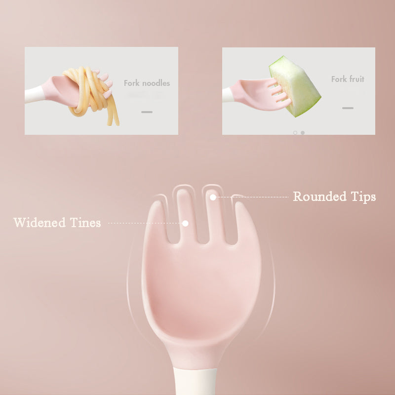 Bendable Baby Spoon Fork Set - Image 1