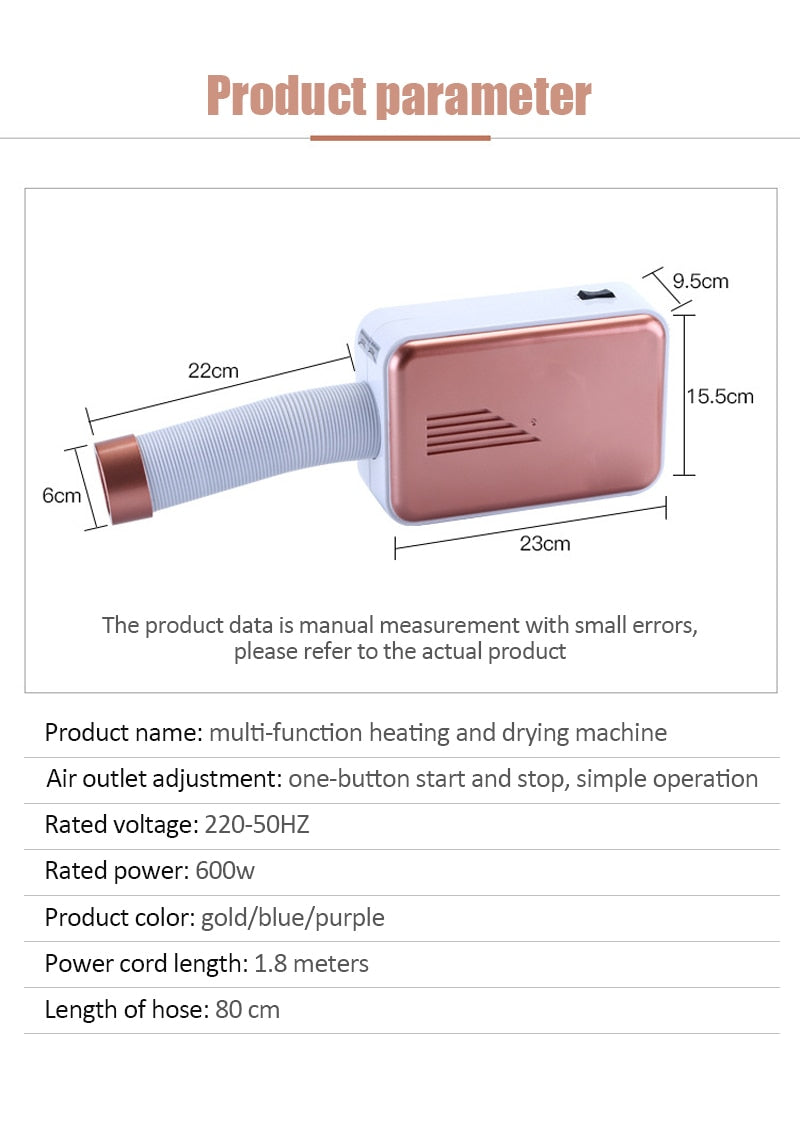 Portable Electric Fan Rotating Dryer - Image 10