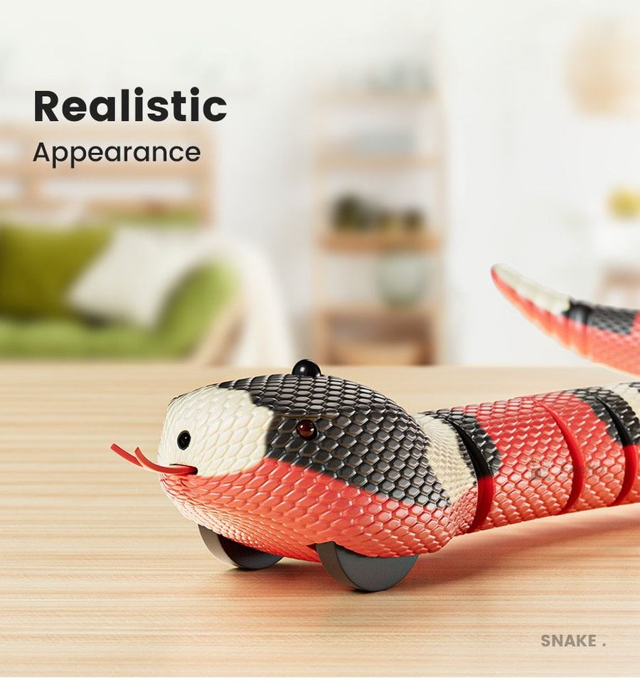 Smart Sensing Snake Interactive Cat Toy - Image 1