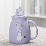 Cute Cartoon Kitty Mug Set