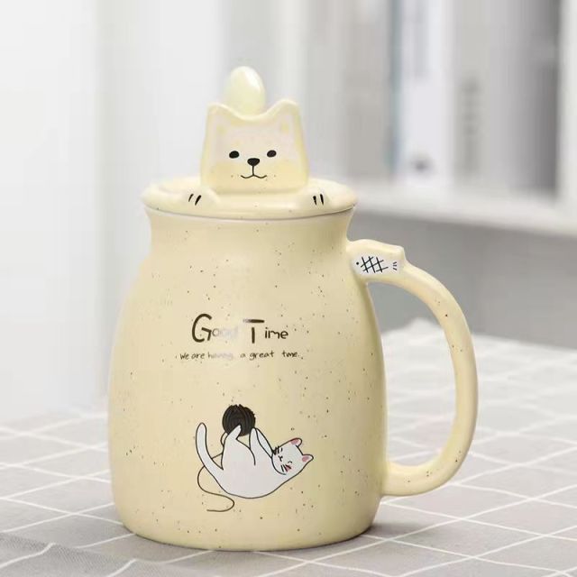 Cute Cartoon Kitty Mug Set - Image 13