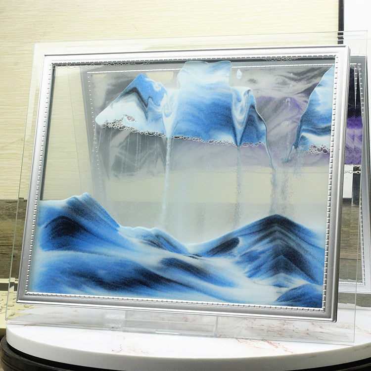 3D Glass Flow Sand Painting Frame