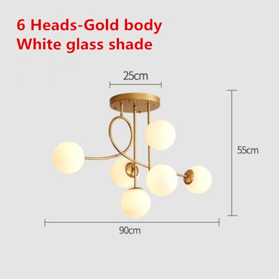 Nordic Elegant Pendant Hanging Chandelier Light - Image 2
