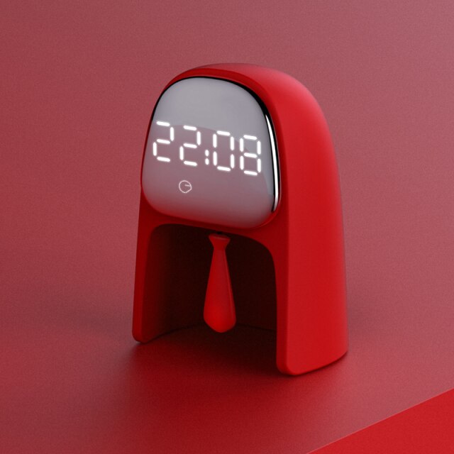 Creative LED Voice Control Gentleman Alarm Clock - Image 5