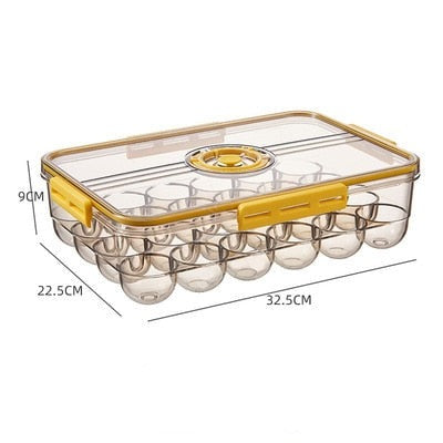 Transparent Refrigerator Thick Storage Organizer Box - Image 18