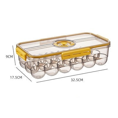 Transparent Refrigerator Thick Storage Organizer Box - Image 20