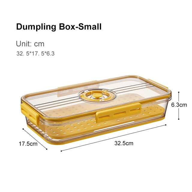 Transparent Refrigerator Thick Storage Organizer Box - Image 14