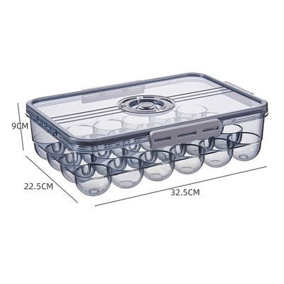 Transparent Refrigerator Thick Storage Organizer Box - Image 17