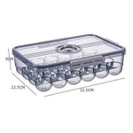 Transparent Refrigerator Thick Storage Organizer Box