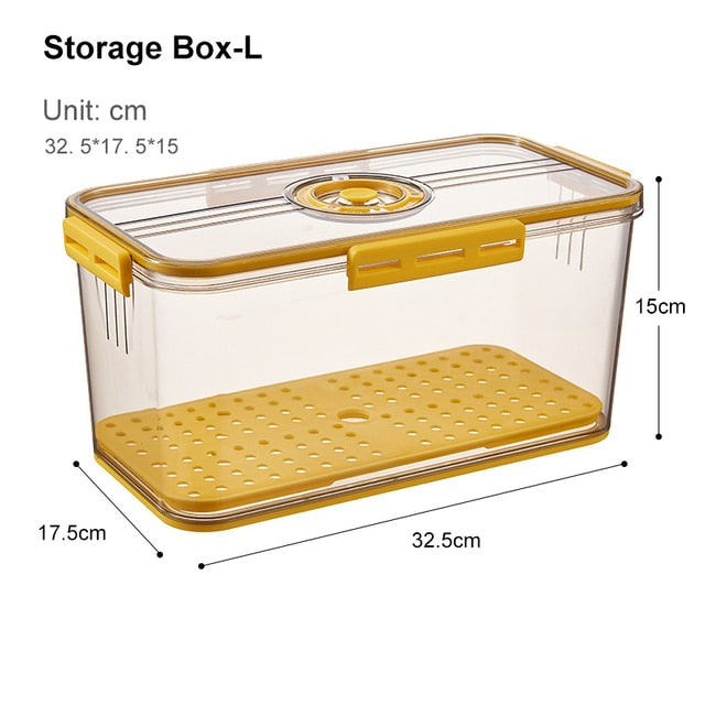Transparent Refrigerator Thick Storage Organizer Box - Image 12