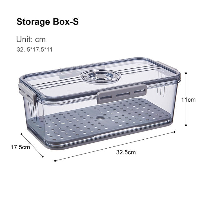 Transparent Refrigerator Thick Storage Organizer Box - Image 10