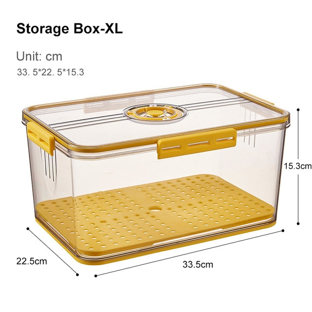 Transparent Refrigerator Thick Storage Organizer Box - Image 5