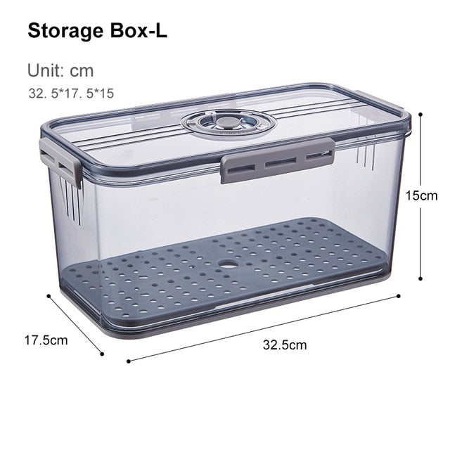 Transparent Refrigerator Thick Storage Organizer Box - Image 16