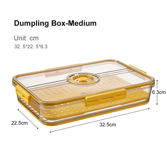 Transparent Refrigerator Thick Storage Organizer Box - Image 15