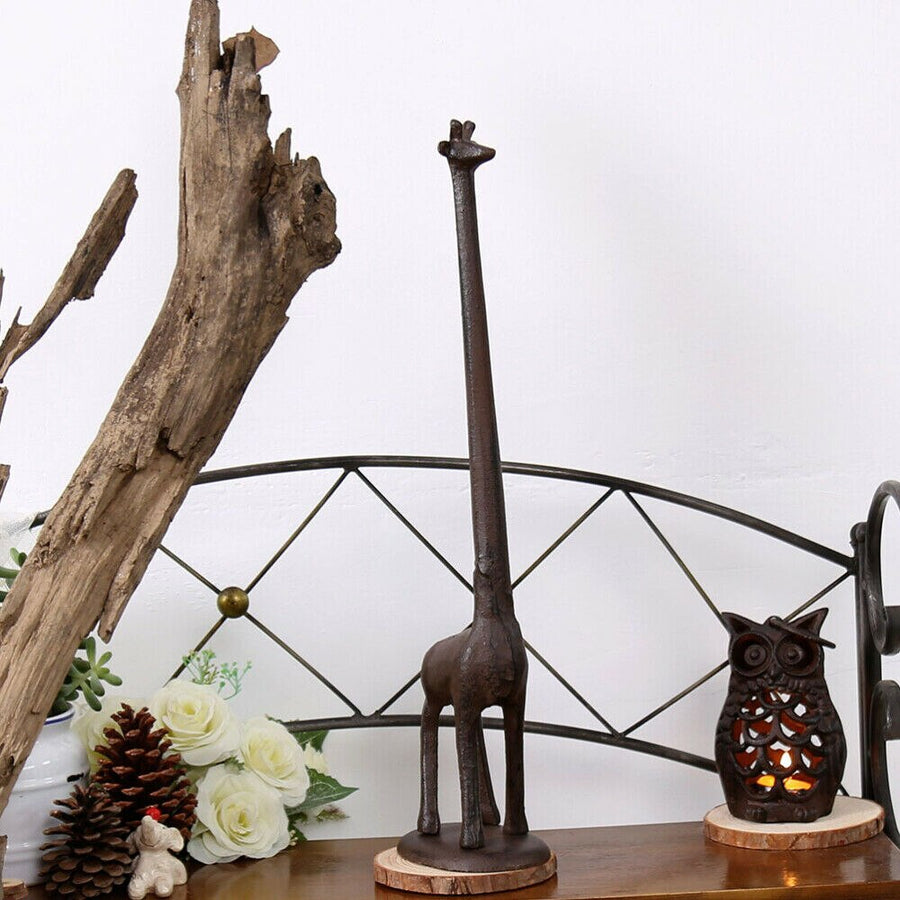 Iron Giraffe Toilet Paper Holder - Image 2