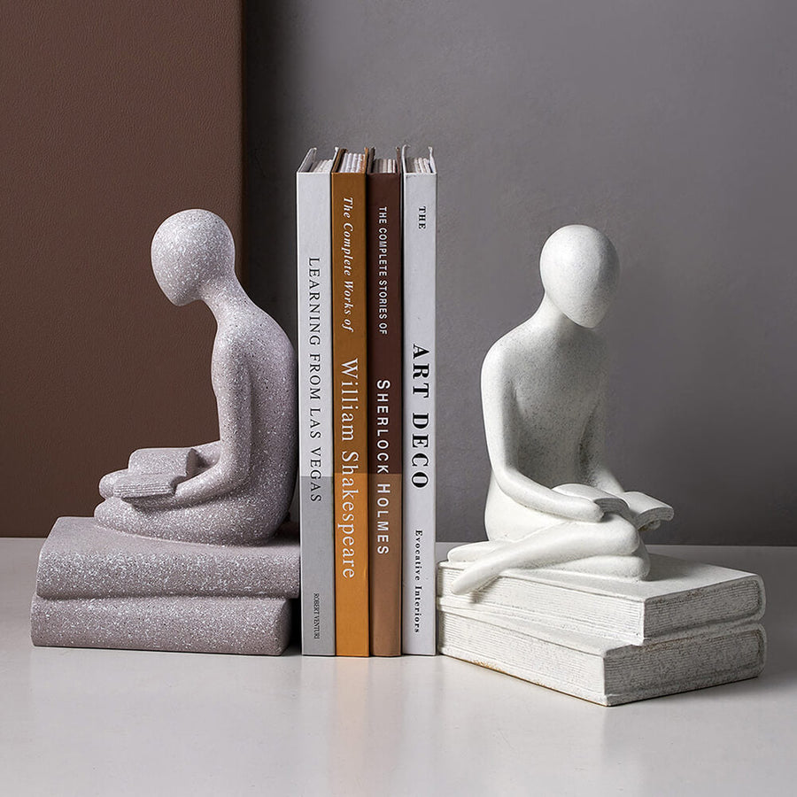 Nordic Abstract Thinker Resin Statue Sculpture - Image 18