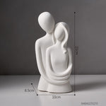 Nordic Abstract Thinker Resin Statue Sculpture