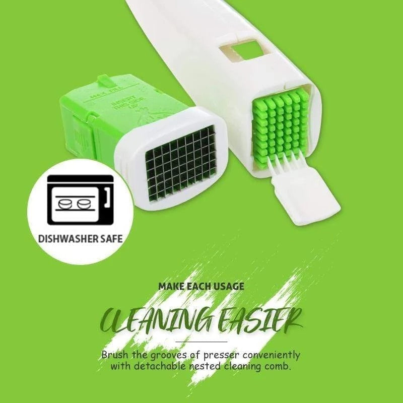 Multifunctional Garlic Press Cube Slicer - Image 2