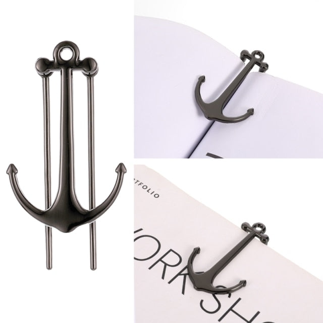 Creative Metal Anchor Bookmark