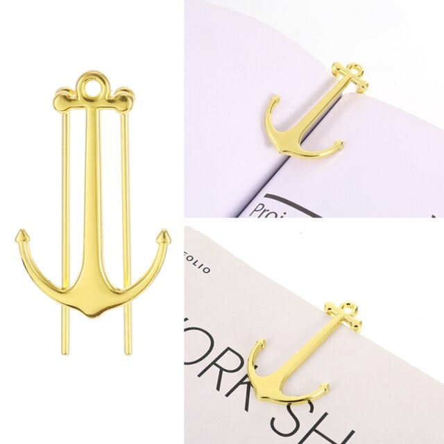 Creative Metal Anchor Bookmark - Image 5