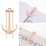 Creative Metal Anchor Bookmark