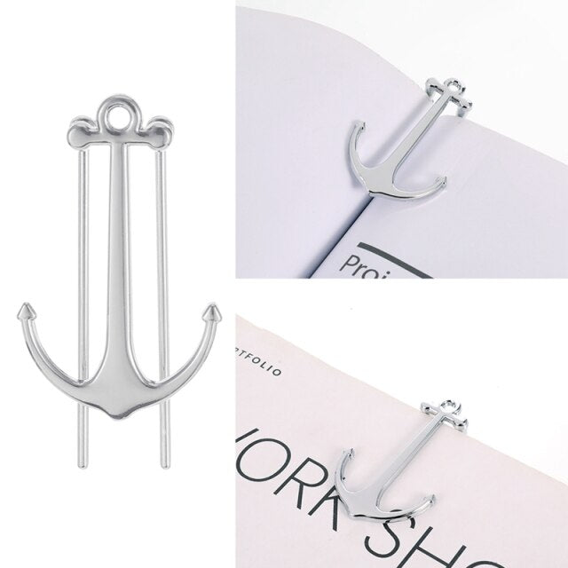 Creative Metal Anchor Bookmark