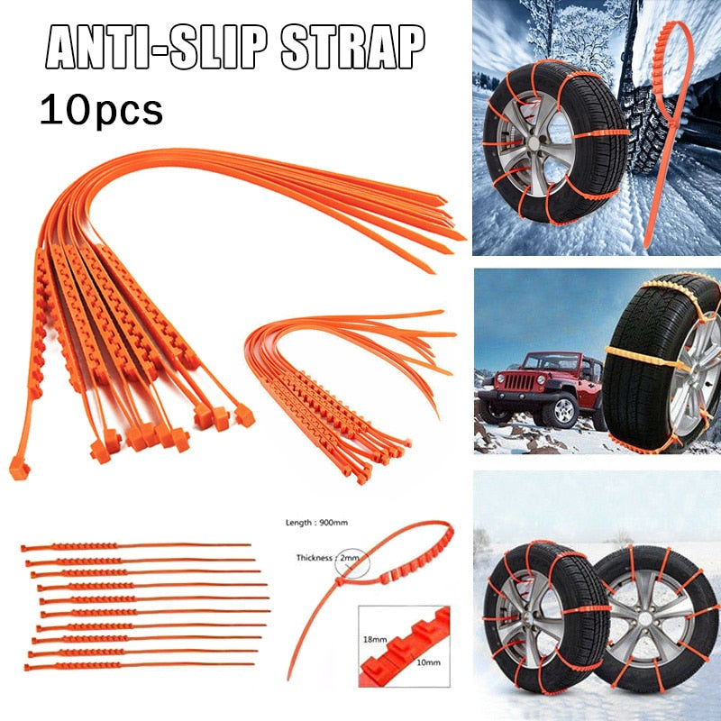 Anti-Skid Car Winter Tire Chain Belts