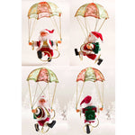 Electric Santa Claus Parachute Christmas Toy