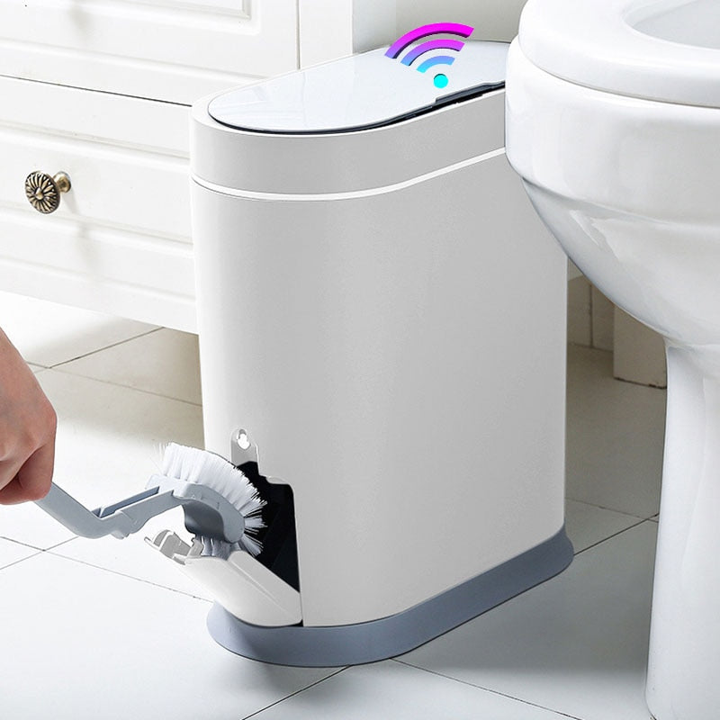 Automatic Smart Sensor Brush Trash Can - Image 0