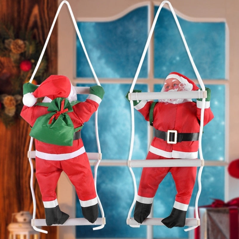 Christmas Santa Claus Doll Pendant Ladder - Image 14