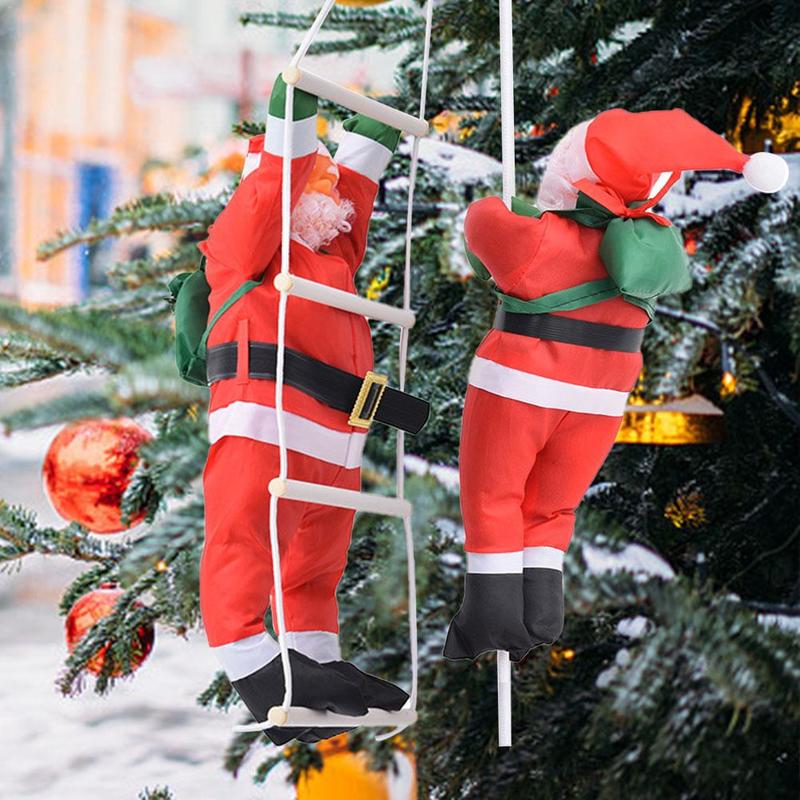 Christmas Santa Claus Doll Pendant Ladder