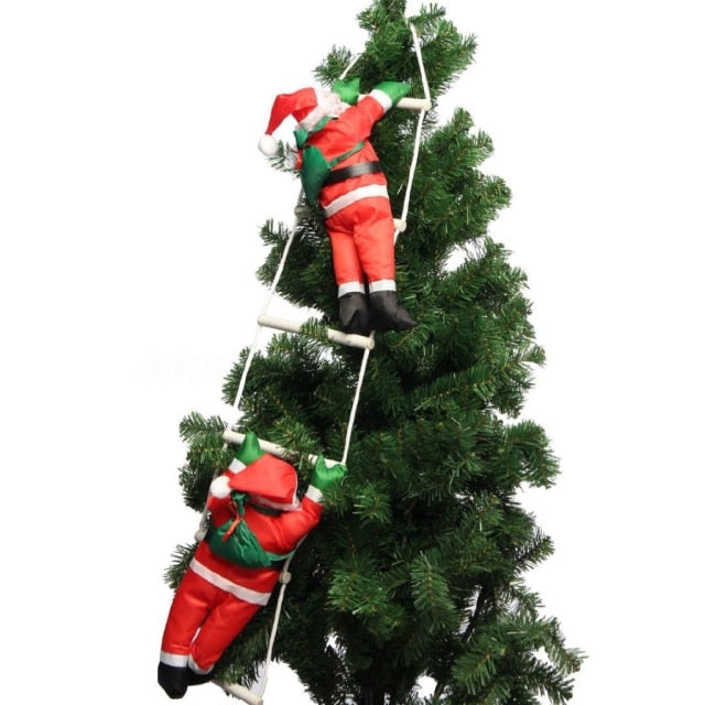 Christmas Santa Claus Doll Pendant Ladder - Image 5