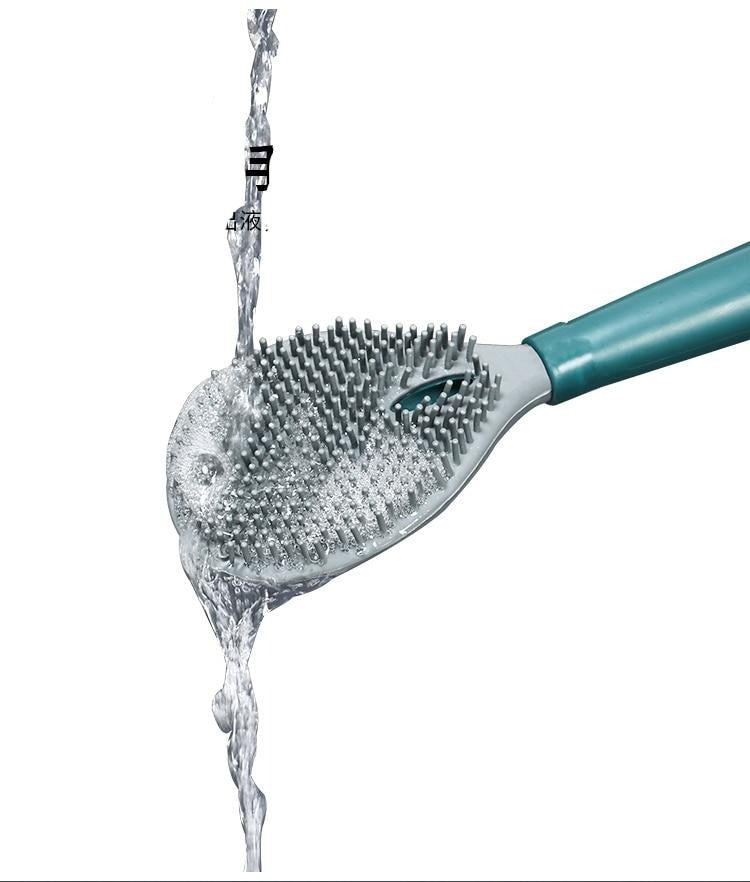 Long Handle Soap Dispenser Toilet Brush - Image 1